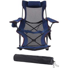 FUNKY CHAIRS Lazy 3 Pozisyonlu Yatabilen Kamp Sandalyesi Mavi