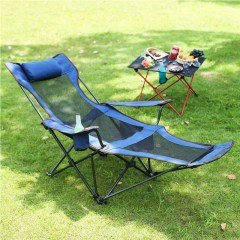 FUNKY CHAIRS Lazy 3 Pozisyonlu Yatabilen Kamp Sandalyesi Mavi