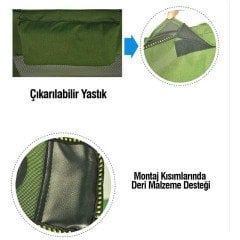 FUNKY CHAIRS Lazy 2 Pozisyonlu Yatabilen Kamp Sandalyesi