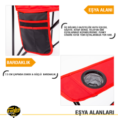 FUNKY CHAIRS V2 Love Lüks Kamp Sandalyesi