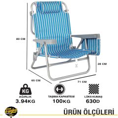 FUNKY CHAIRS Beach Star Plaj Şezlong Sandalye