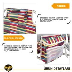 FUNKY CHAIRS Beach Star Plaj Şezlong Sandalye-Multicolor