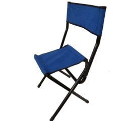 FUNKY CHAIRS Sırt Destekli̇ Kamp Taburesi̇ - Mavi