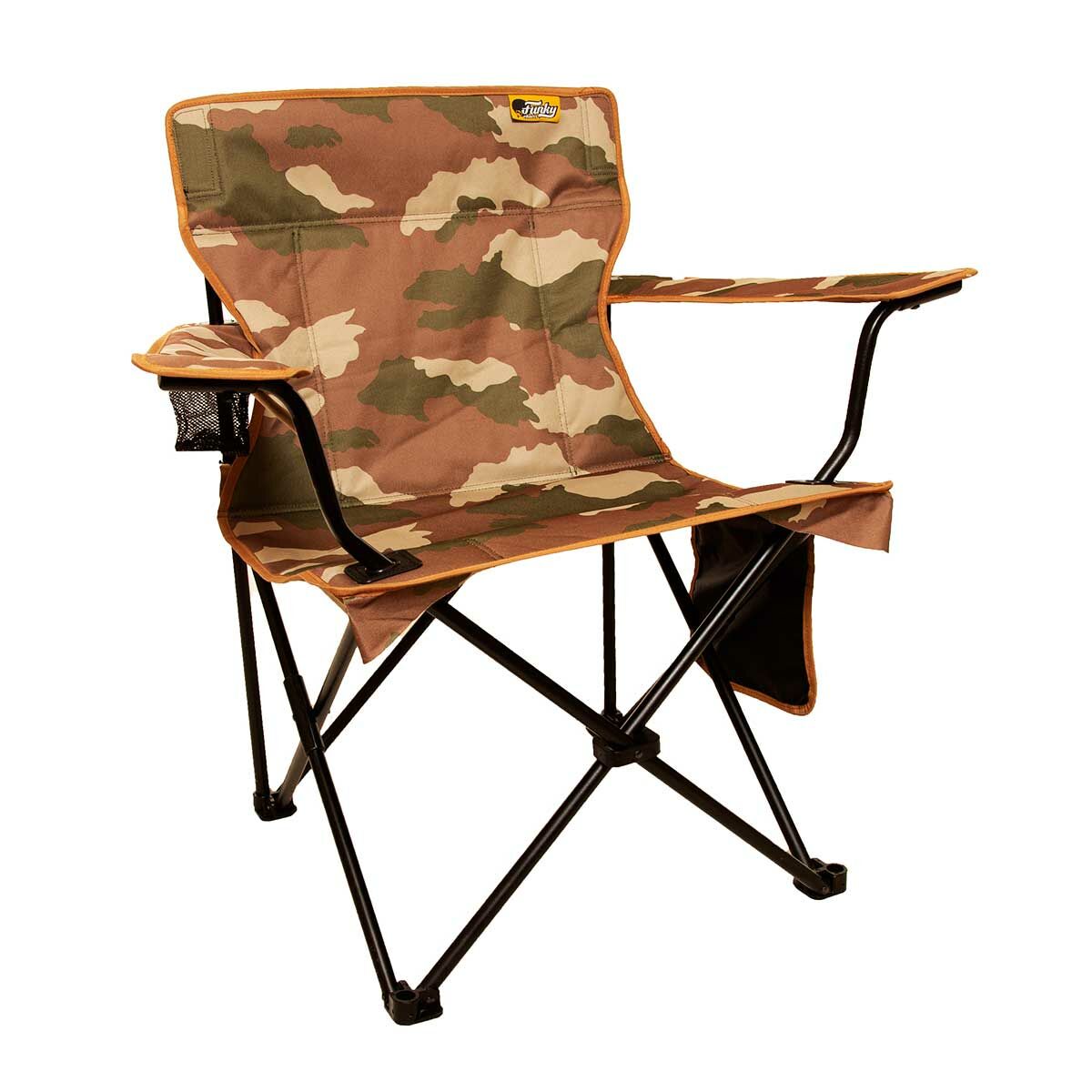 FUNKY CHAIRS V2 Askeri Kamuflaj Lüks Kamp Sandalyesi