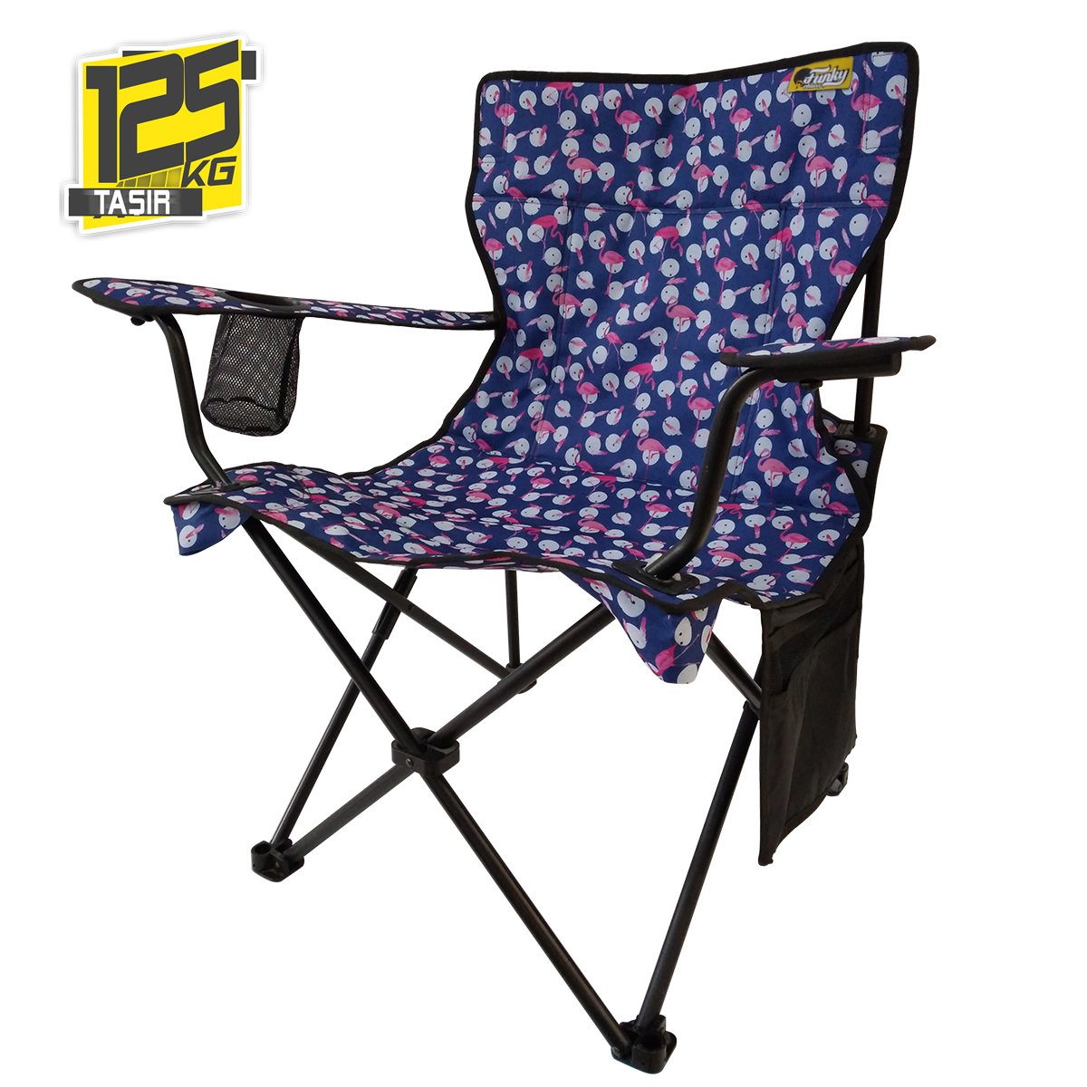 FUNKY CHAIRS V2 Flamingo Lüks Kamp Sandalyesi