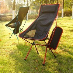 FUNKY CHAIRS Ultralight High 1180 gr Katlanır Kamp Sandalyesi Kırmızı