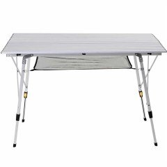 FUNKY CHAIRS Elite XL Alüminyum Teleskopik Ayaklı Kamp Piknik Masası - Gri