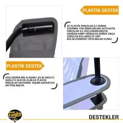 FUNKY CHAIRS V2 Pembe Lüks Kamp Sandalyesi