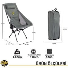 FUNKY CHAIRS Sky Ultralight Katlanabilir Kamp Sandalyesi