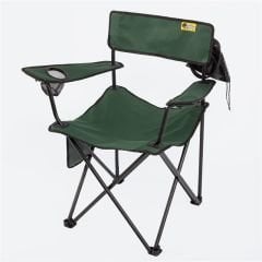 Funky Chairs Camper Katlanabilir Kamp Piknik Sandalyesi - Petrol Yeşili/Siyah