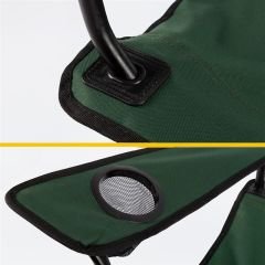 Funky Chairs Camper Katlanabilir Kamp Piknik Sandalyesi - Petrol Yeşili/Siyah