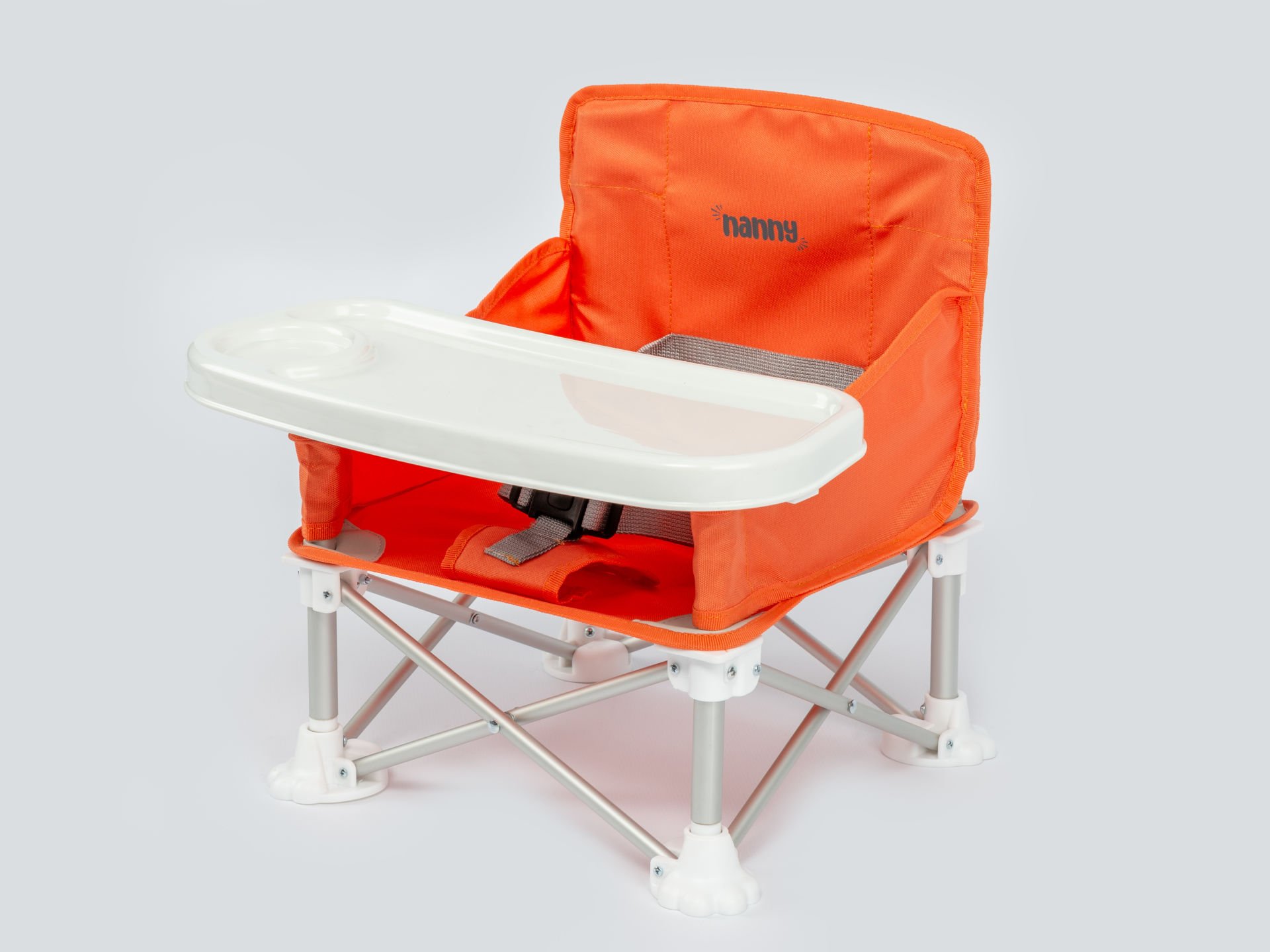 NANNY Deluxe Portatif Katlanabilir Mama Sandalyesi Turuncu