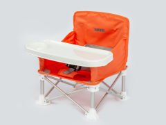 NANNY Deluxe Portatif Katlanabilir Mama Sandalyesi Turuncu