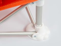 NANNY Deluxe Portatif Katlanabilir Mama Sandalyesi Turuncu