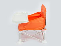 NANNY Deluxe Portatif Katlanabilir Mama Sandalyesi Turuncu