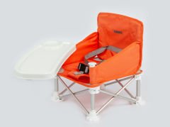 NANNY Deluxe Portatif Katlanabilir Mama Sandalyesi Turuncu