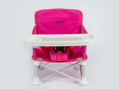 NANNY Deluxe Portatif Katlanabilir Mama Sandalyesi Fuşya