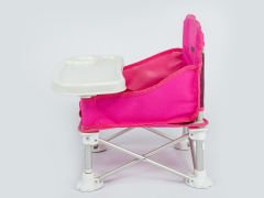 NANNY Deluxe Portatif Katlanabilir Mama Sandalyesi Fuşya