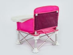 NANNY Deluxe Portatif Katlanabilir Mama Sandalyesi Fuşya