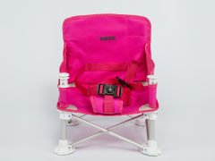 NANNY Deluxe Portatif Katlanabilir Mama Sandalyesi Fuşya