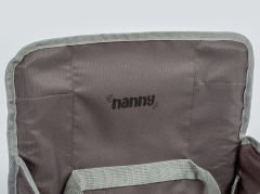 NANNY Deluxe Portatif Katlanabilir Mama Sandalyesi koyu gri