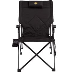 FUNKY CHAIRS Comfort 3 Kademeli Katlanabilir Kamp Sandalyesi - Siyah