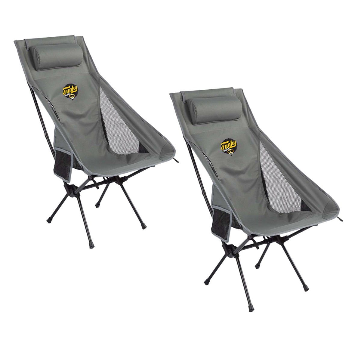 FUNKY CHAIRS Sky Ultralight Katlanabilir Kamp Sandalyesi 2'li