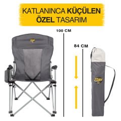 FUNKY CHAIRS Big Small Kamp Sandalyesi - Gri