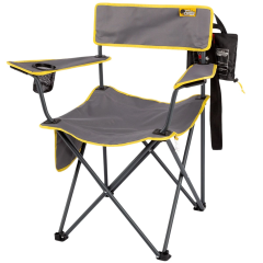 FUNKY CHAIRS Camper Katlanabilir Kamp Piknik Sandalyesi - Gri/Sarı