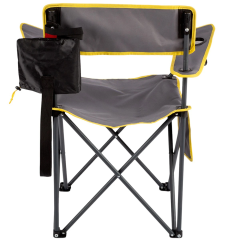 FUNKY CHAIRS Camper Katlanabilir Kamp Piknik Sandalyesi - Gri/Sarı