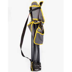 FUNKY CHAIRS Camper Katlanabilir Kamp Piknik Sandalyesi - Gri/Sarı