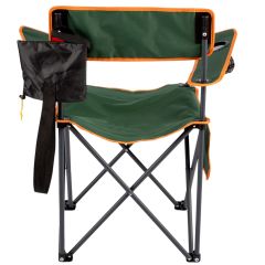 FUNKY CHAIRS Camper Katlanabilir Kamp Piknik Sandalyesi - Petrol Yeşili/Turuncu