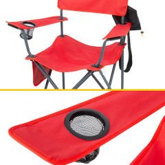 FUNKY CHAIRS Camper Katlanabilir Kamp Piknik Sandalyesi - Kırmızı