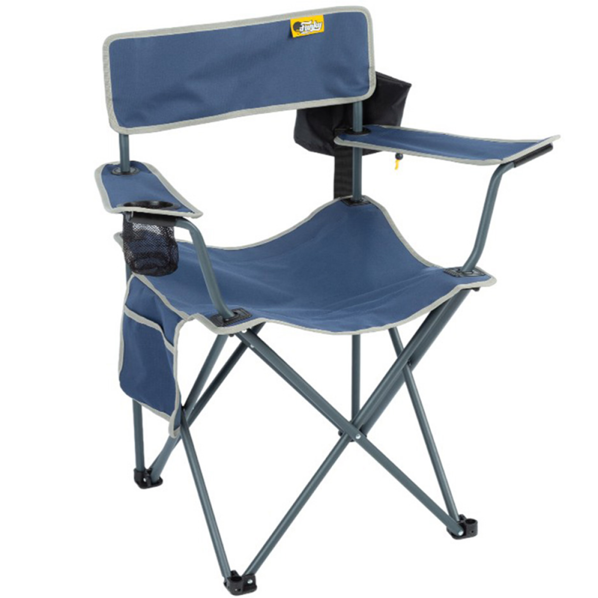 FUNKY CHAIRS Camper Katlanabilir Kamp Piknik Sandalyesi - Lacivert
