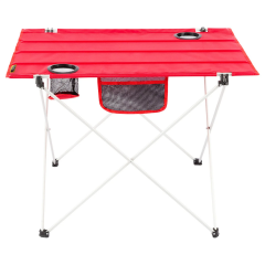 FUNKY CHAIRS Ultralight Katlanır Kamp Masası Kırmızı