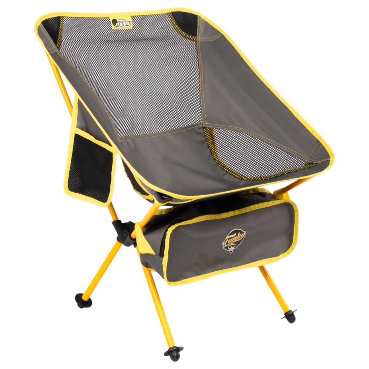 FUNKY CHAIRS Pratik Cepli/Çantalı Kamp Sandalyesi Gri