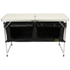 FUNKY CHAIRS Organizerli Katlanabilir Piknik Masası - Gri