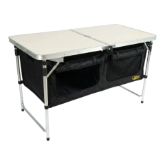 FUNKY CHAIRS Organizerli Katlanabilir Piknik Masası - Gri