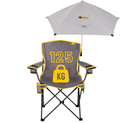FUNKY CHAIRS Şemsiyeli Kamp Sandalyesi - Gri