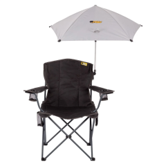 FUNKY CHAIRS Şemsiyeli Kamp Sandalyesi - Siyah