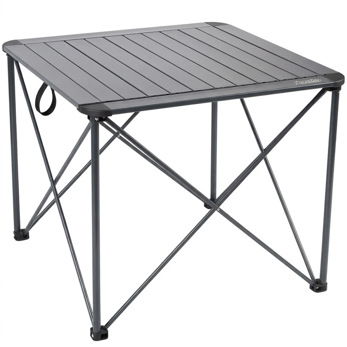 FUNKY CHAIRS Titanium Katlanabilir Çantalı Alüminyum Kamp ve Piknik Masası 68*68*58 - Füme